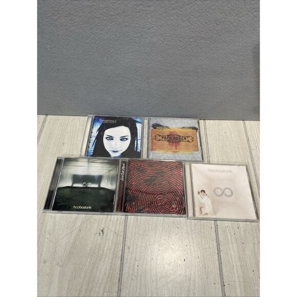 2000s Alternative Rock Post Grunge 5 CD’s Hoobastank, Evanescence, Papa Roach - Picture 1 of 10
